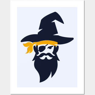 Wizard Pirate Posters and Art